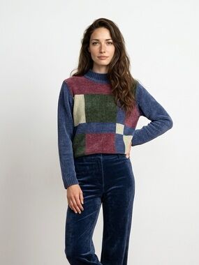✨Vintage Alfred Dunner Multicolor Knit Sweater | Medium | Acrylic
